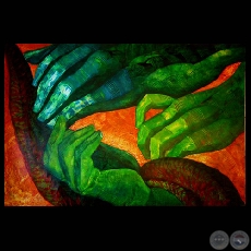 EXPOSICIÓN DE LA SERIE MANOS, 2010 (Obras de JORGE OCAMPOS)